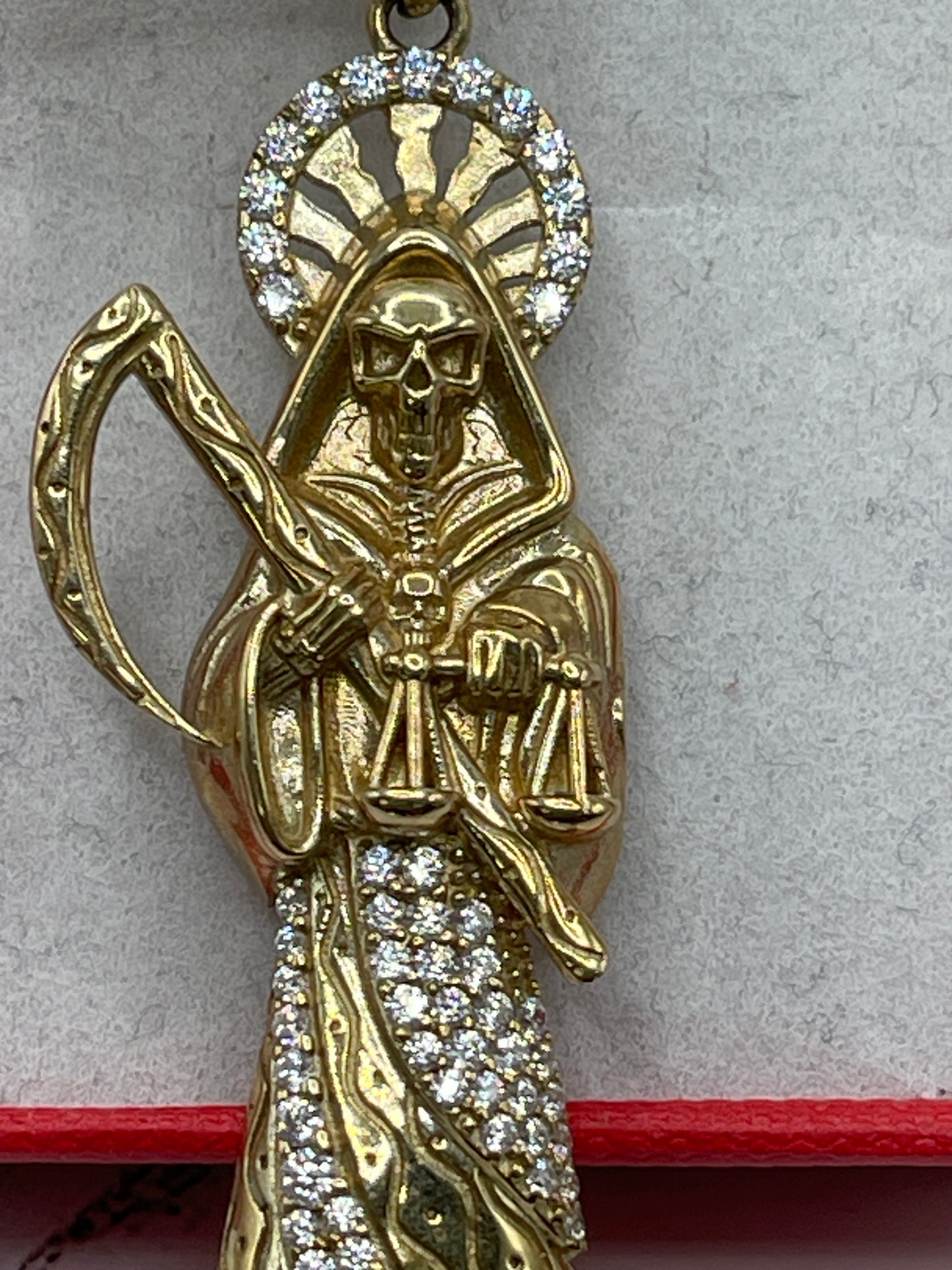 St Muerte Cz Pendent 10k