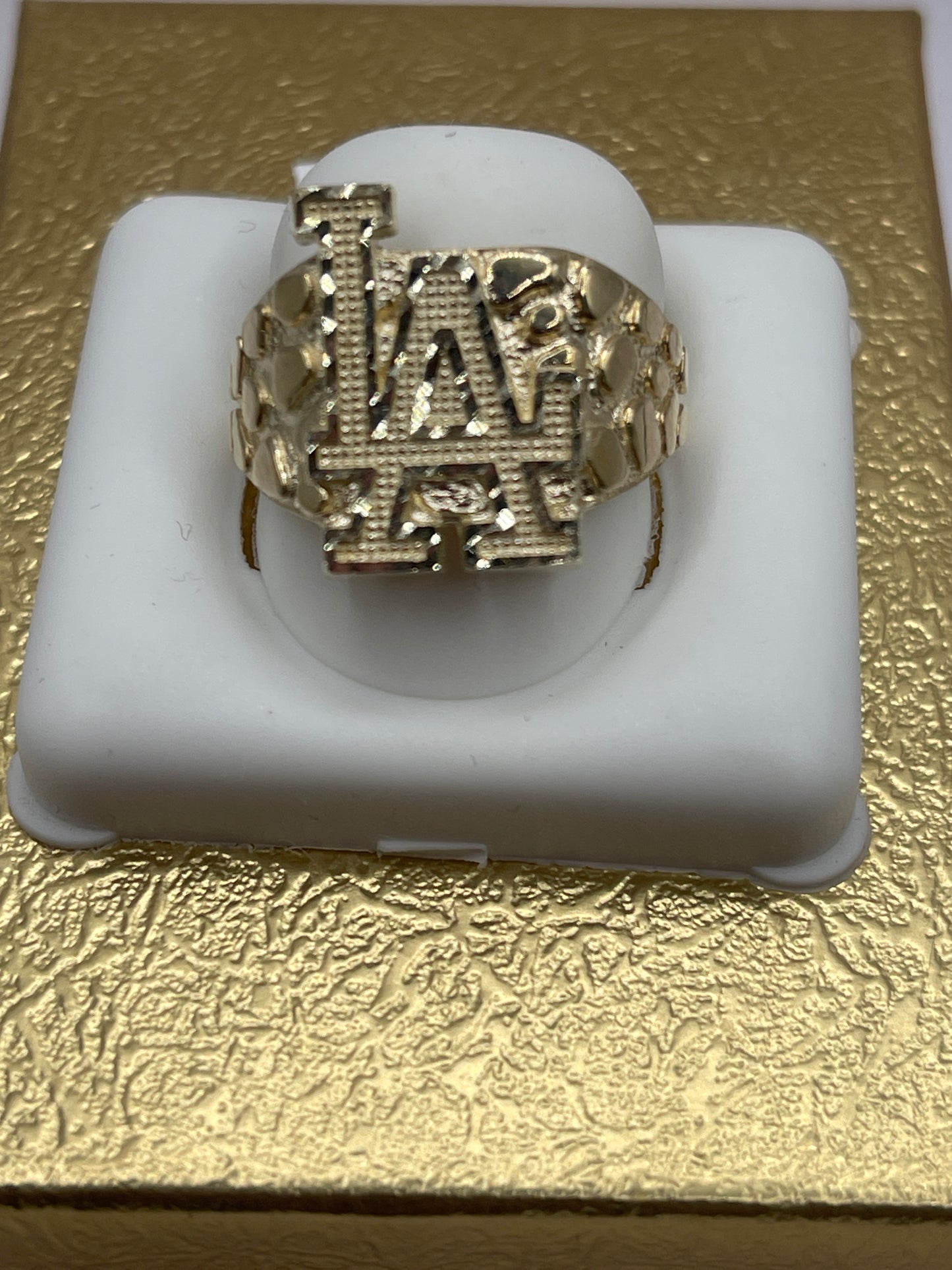 LA Nugget Ring 10k