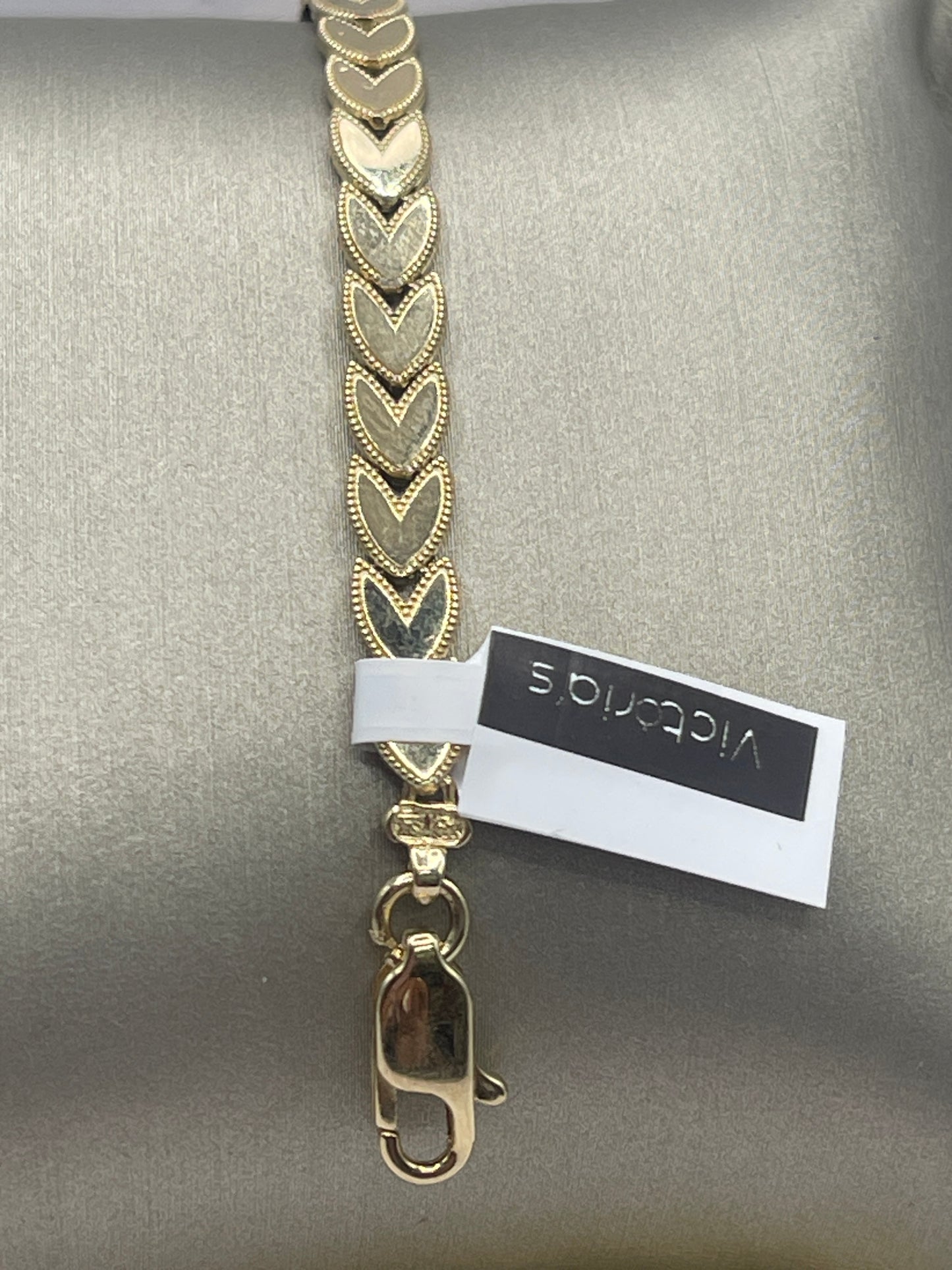 Heart ID Bracelet 14k