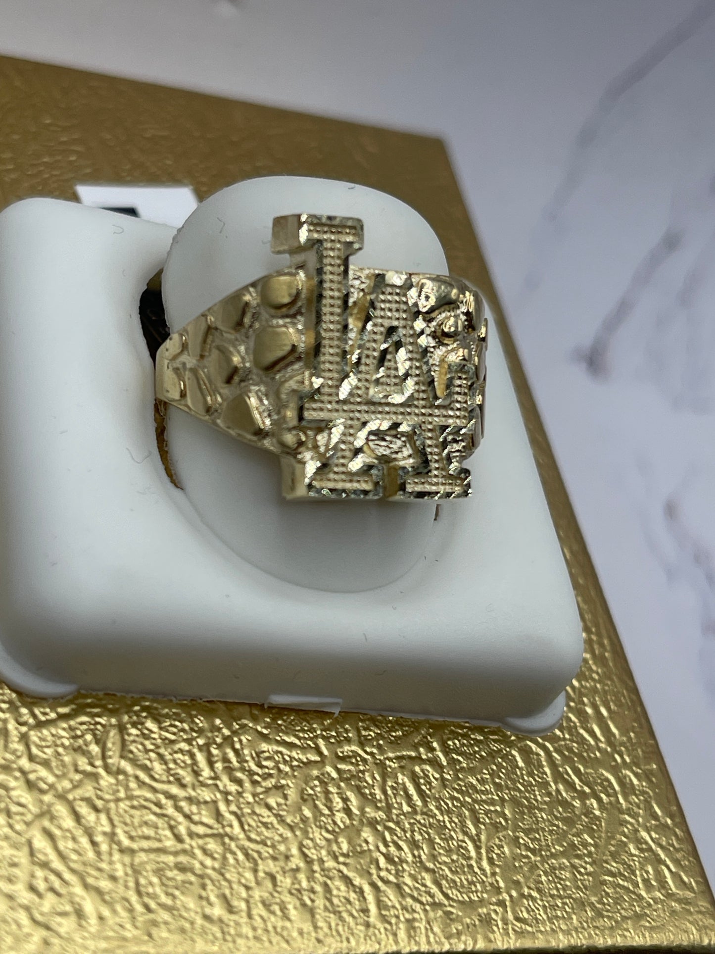LA Nugget Ring 10k