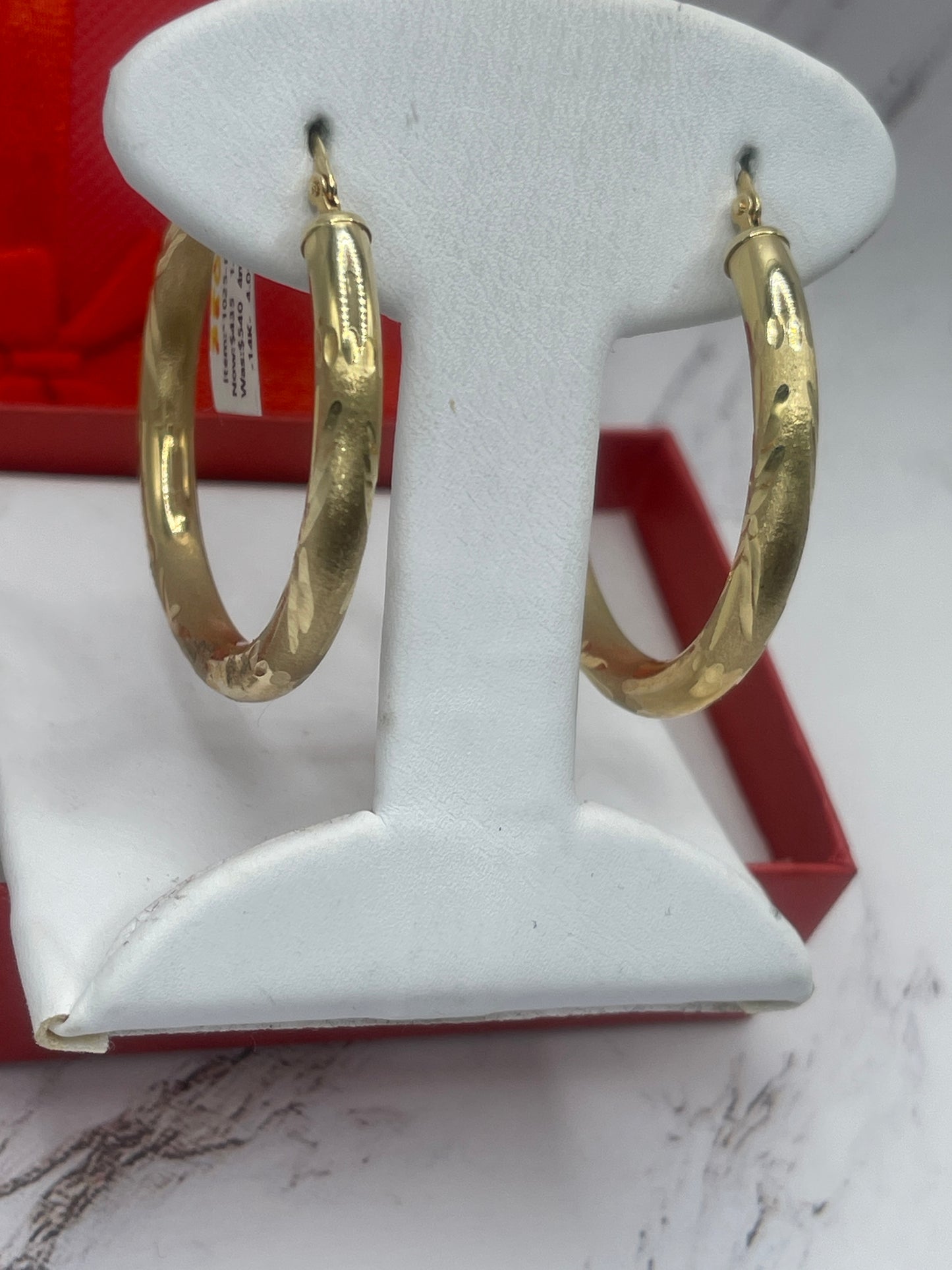 Hoop Earrings 14k