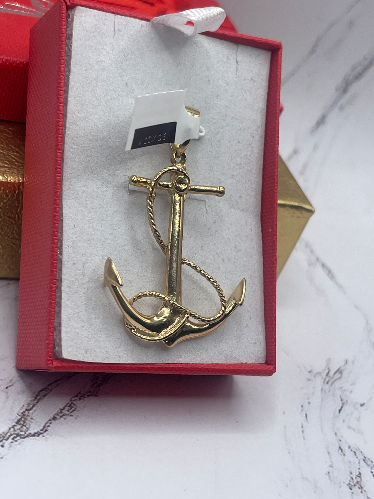 Anchor Pendant 10k