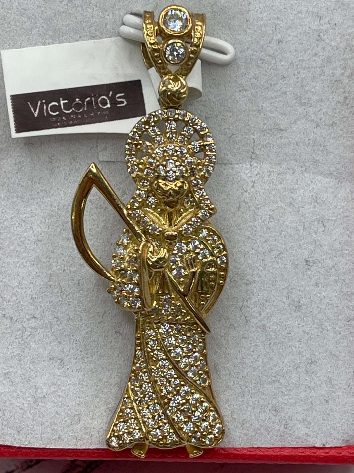 St Muerte Cz Pendent 10k