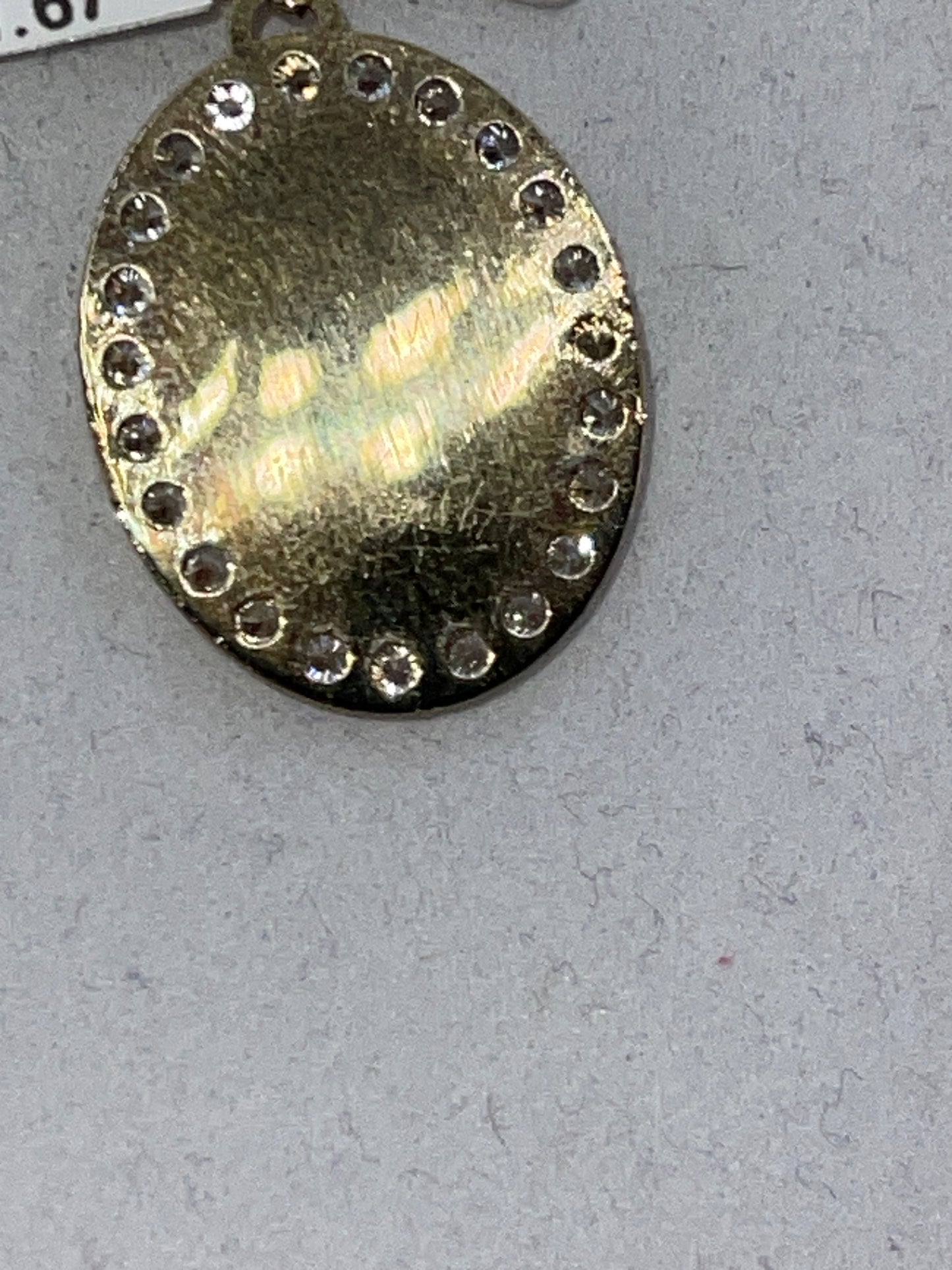 Oval St. Michael Pendant 10k