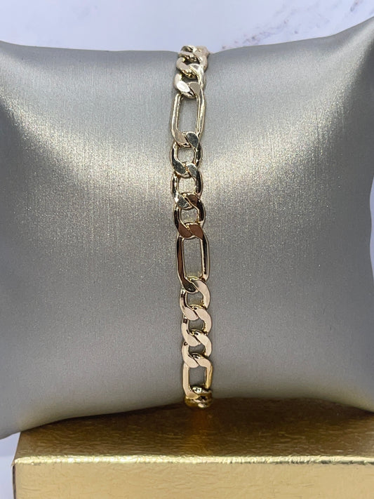 Figaro Bracelet 10k