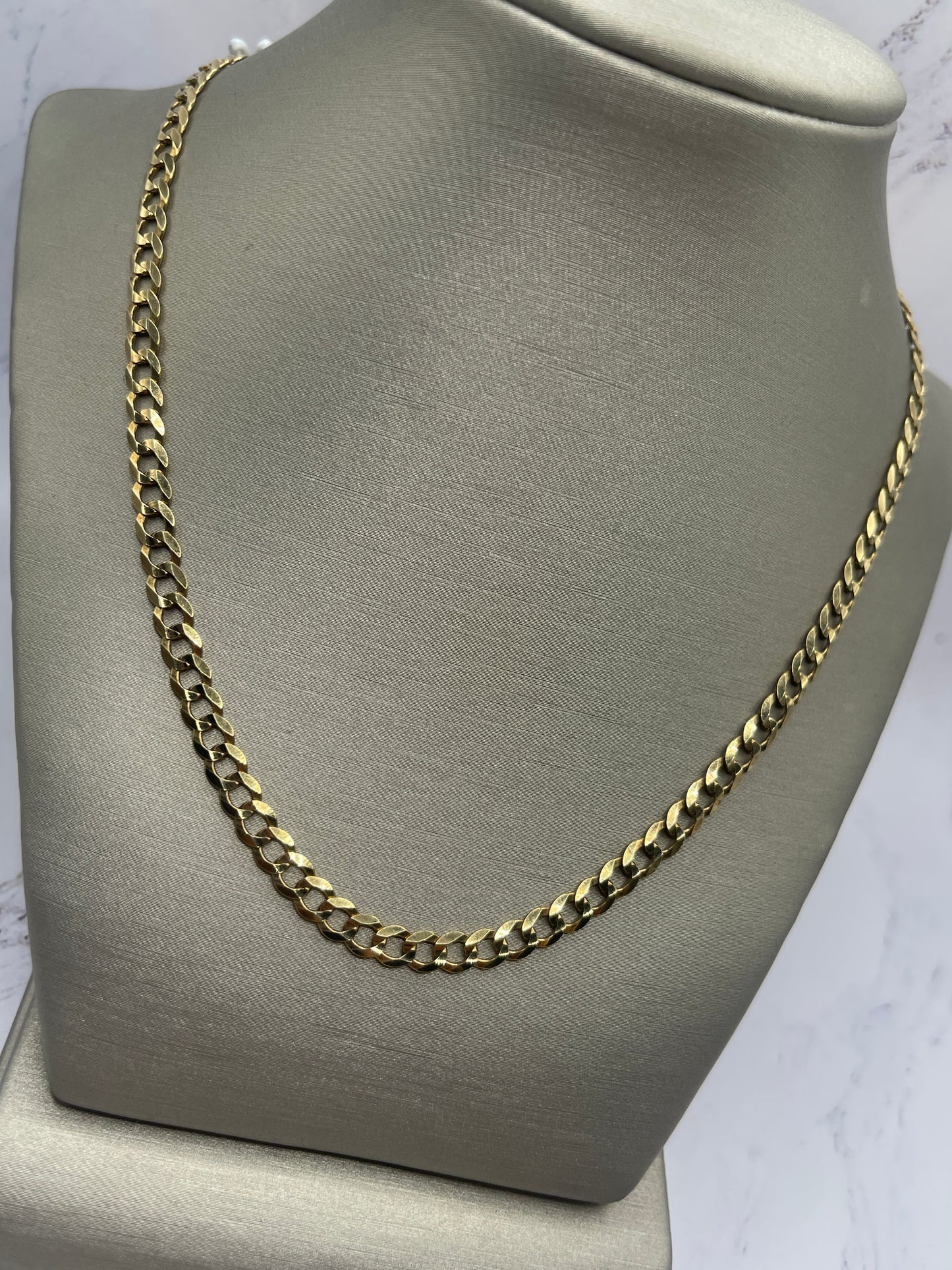 Cuban Solid Chain 14k