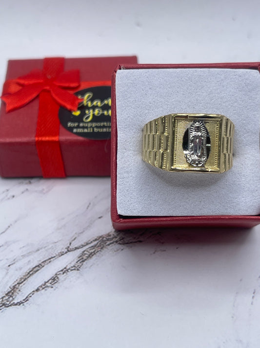 Virgen 2 Tone Ring 10k