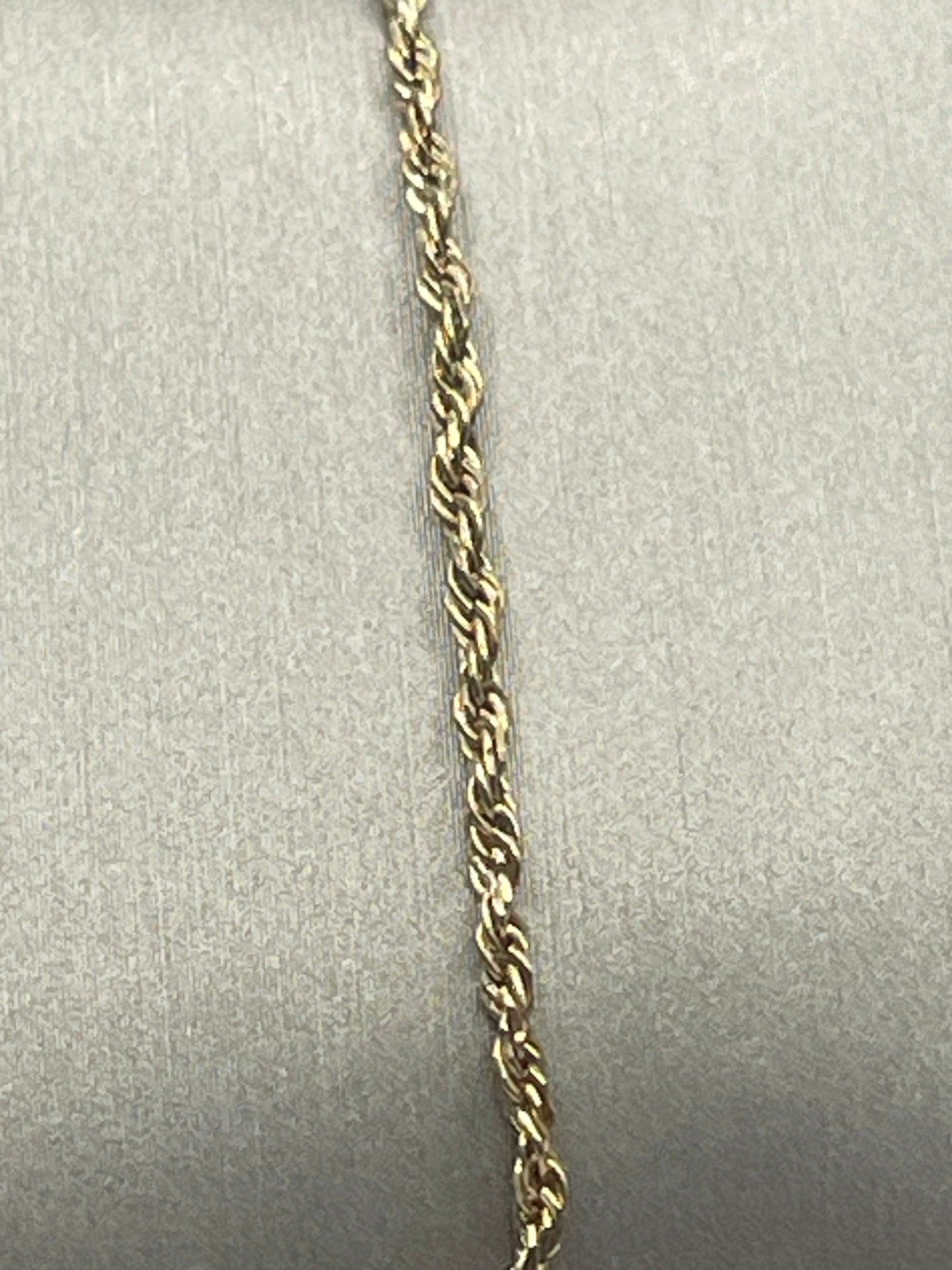 Rope Solid Bracelet 14k
