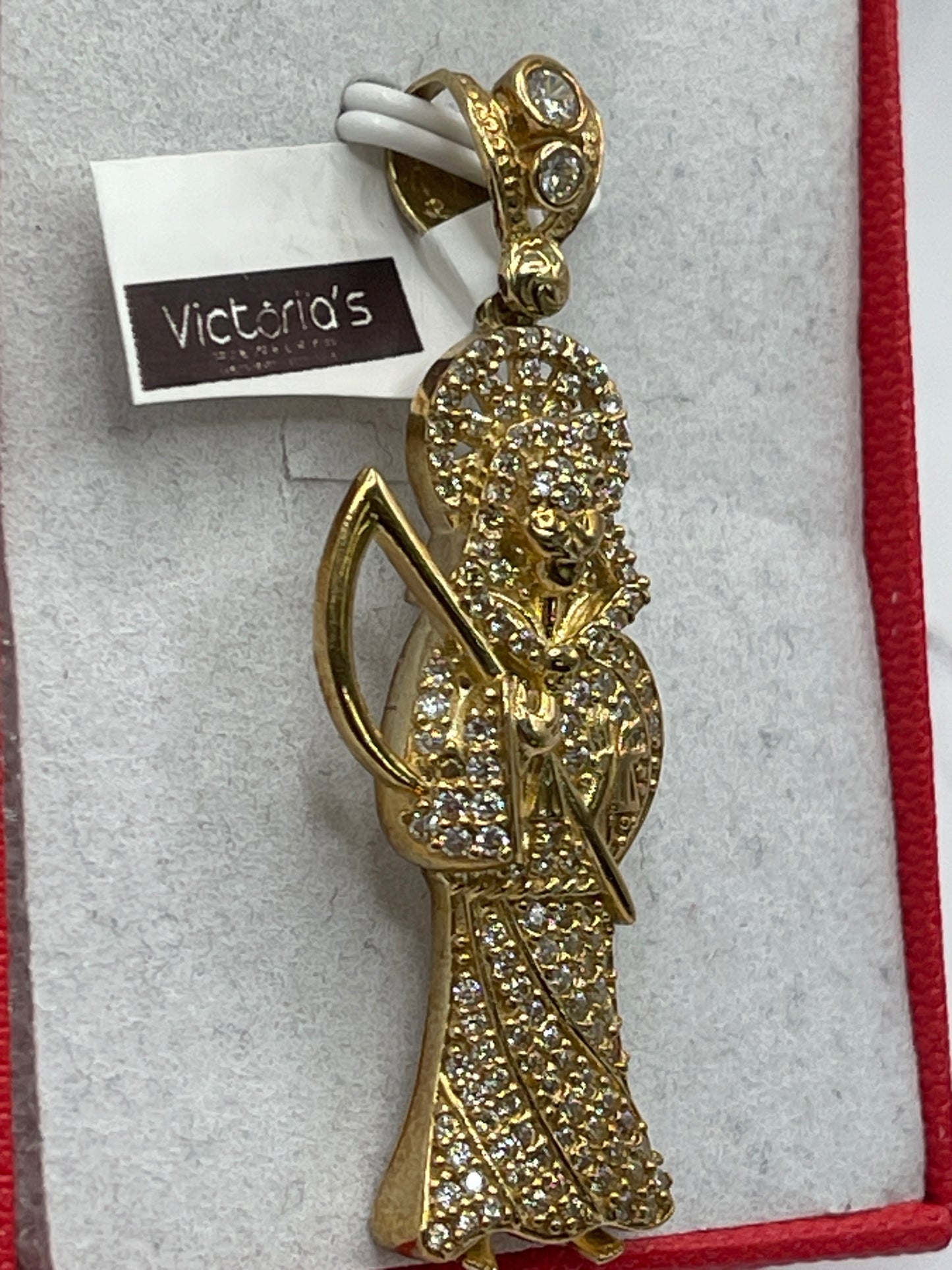 St Muerte Cz Pendent 10k