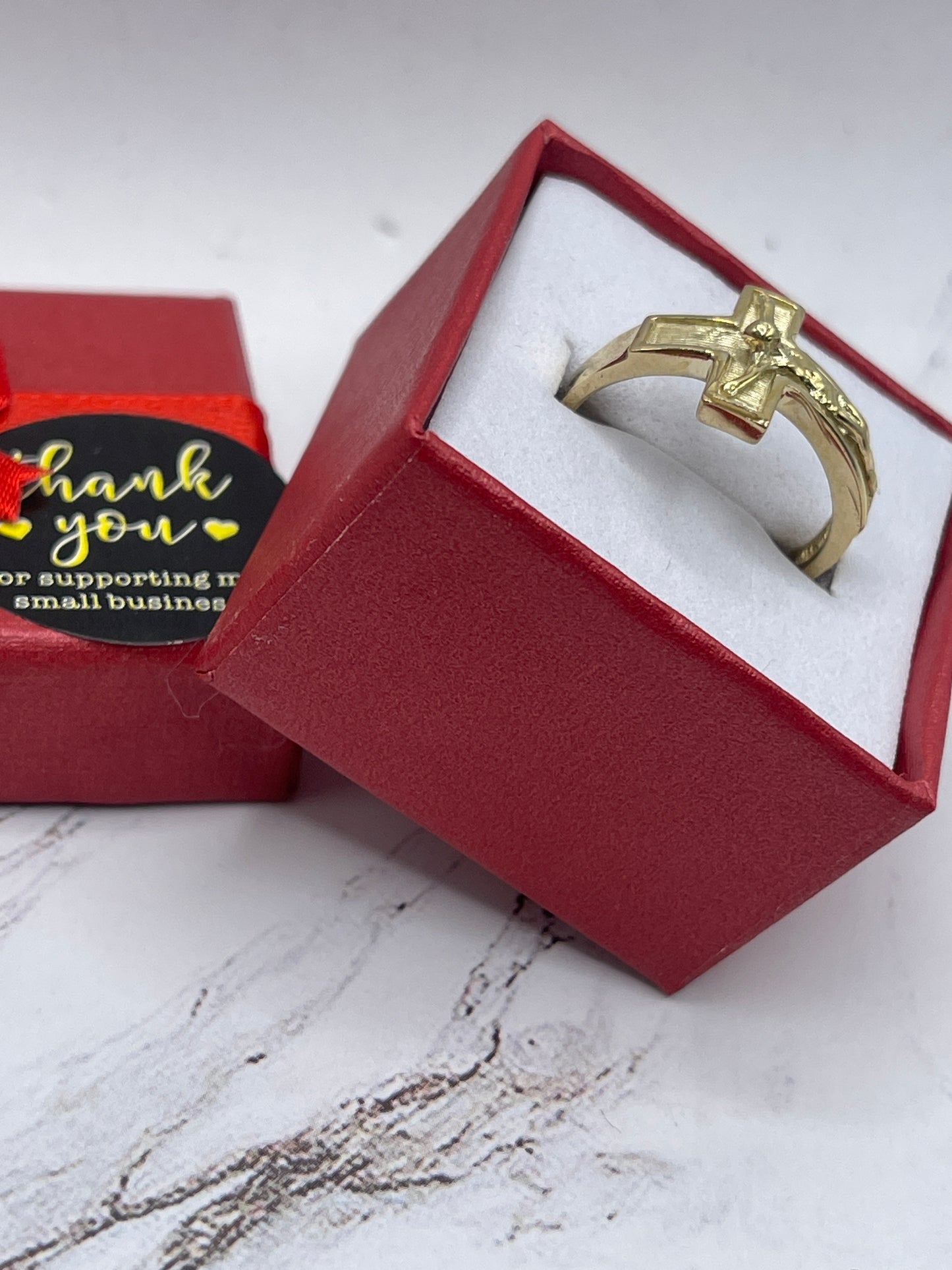 Cross Jesus Cx Ring 10k