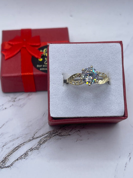 Infinity Promise Cz Ring 14k