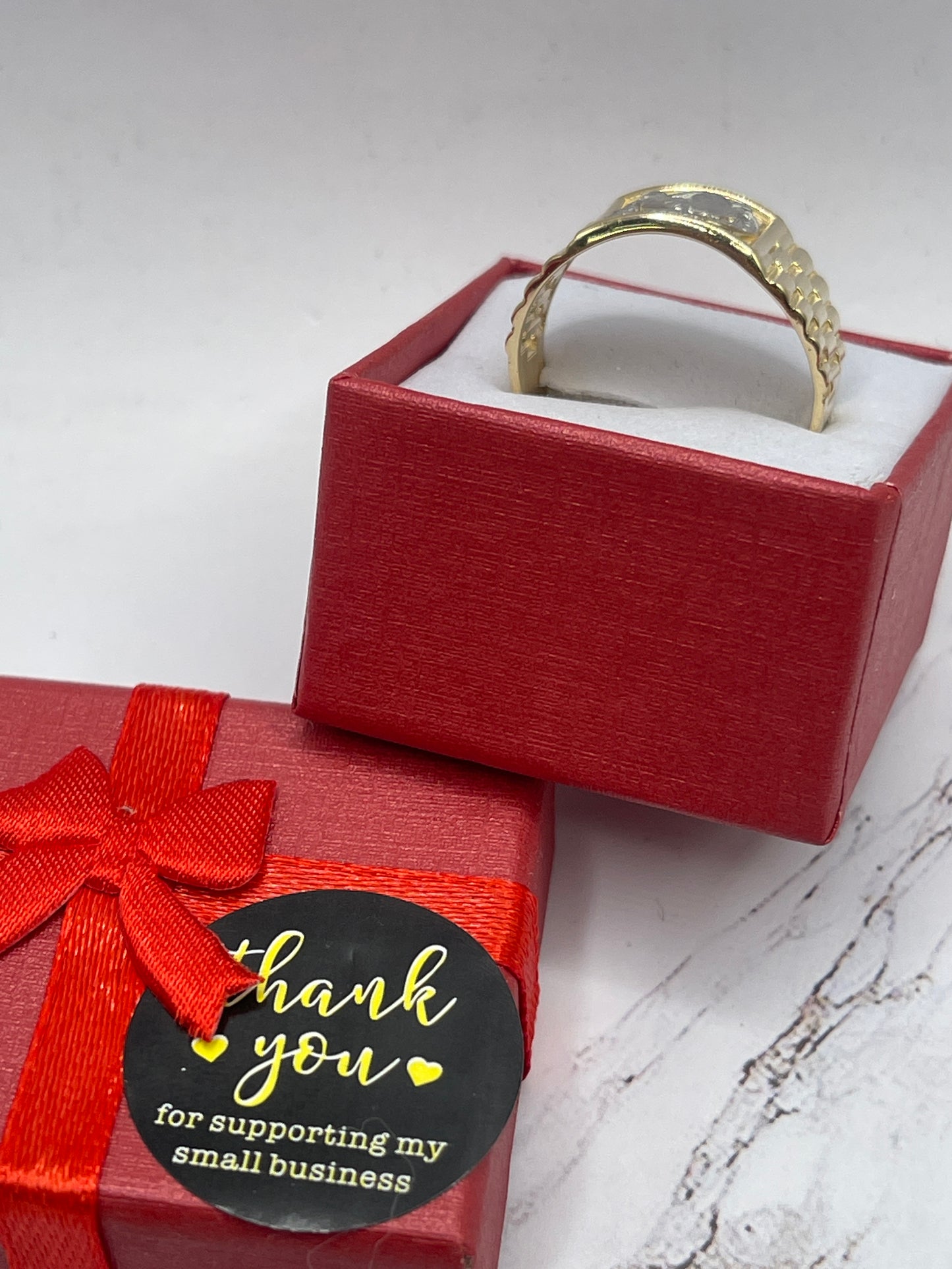 Horse Shoe Ring 14k