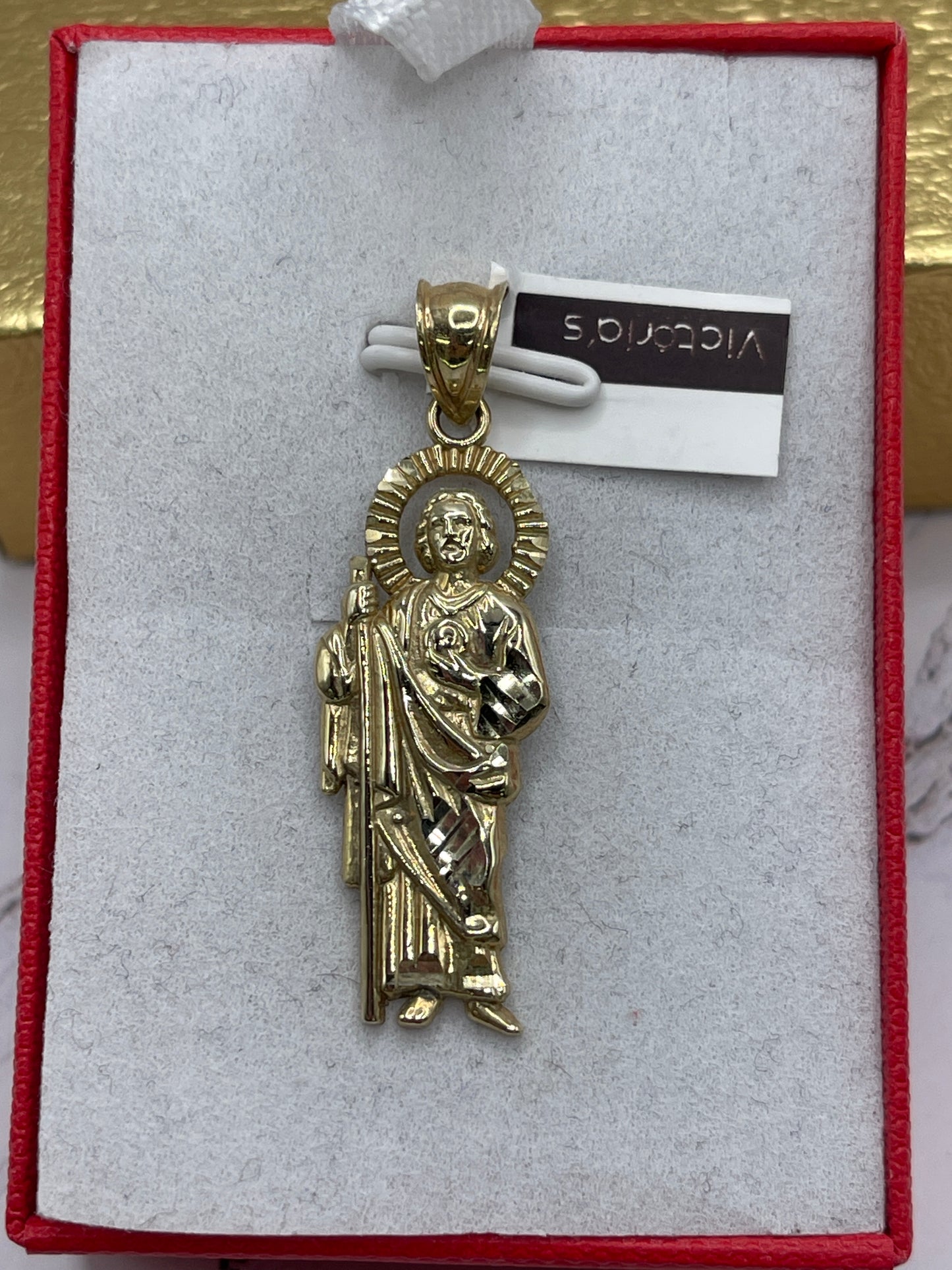 St Judas Pendent 10k
