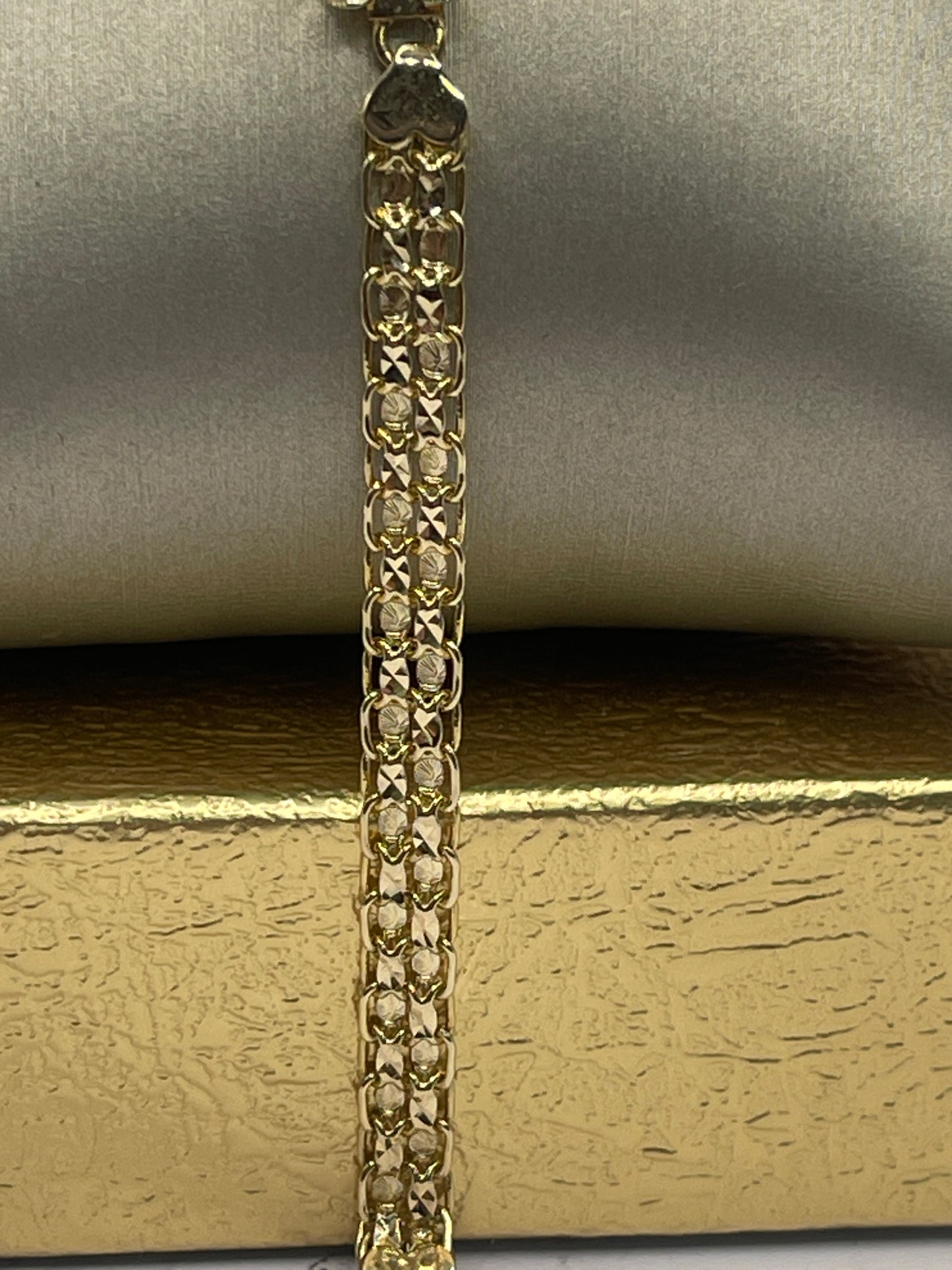 St Judas Cz Bracelet 14k