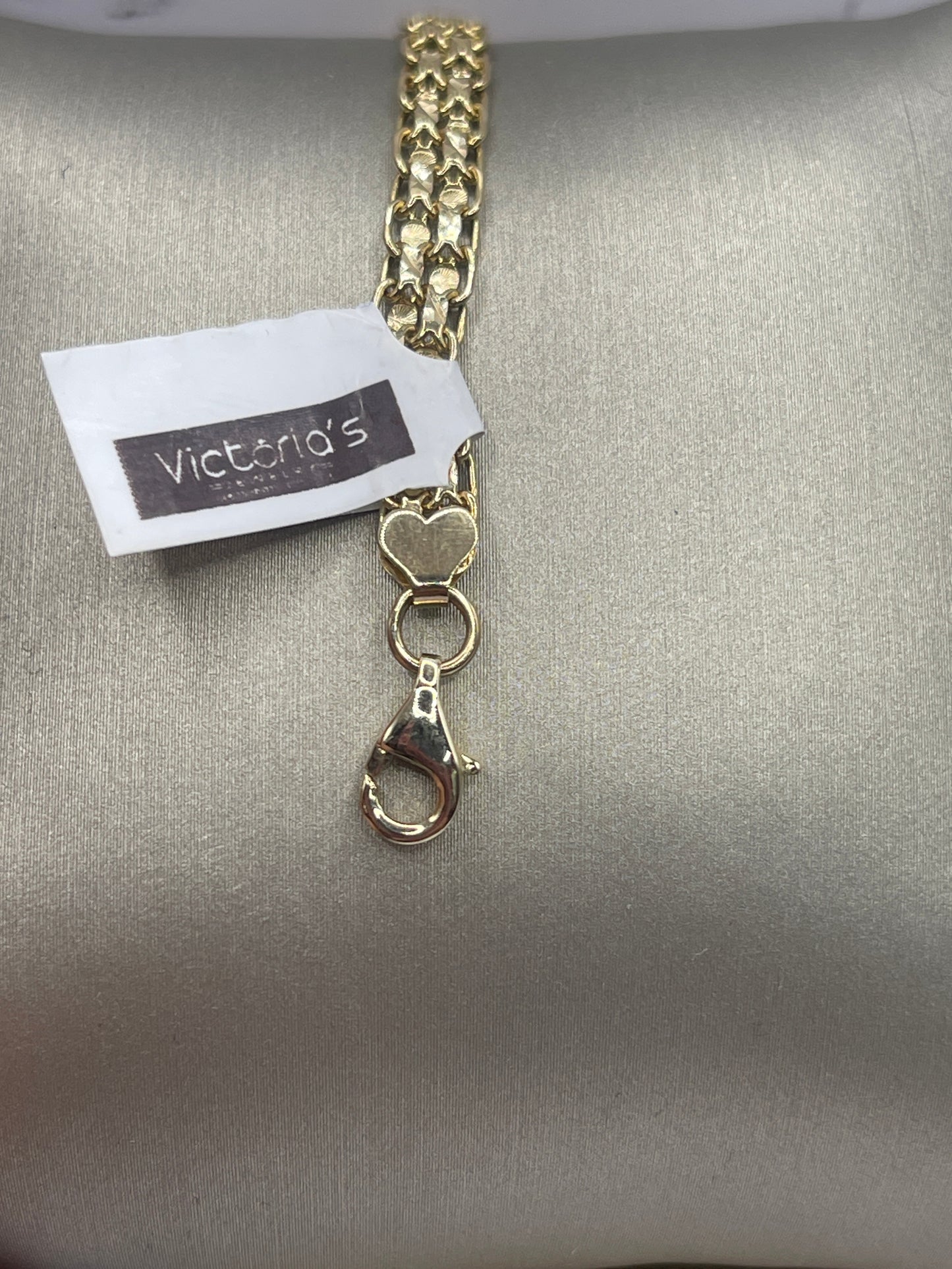 Virgen De Guadalupe 2tone Bracelet 14k