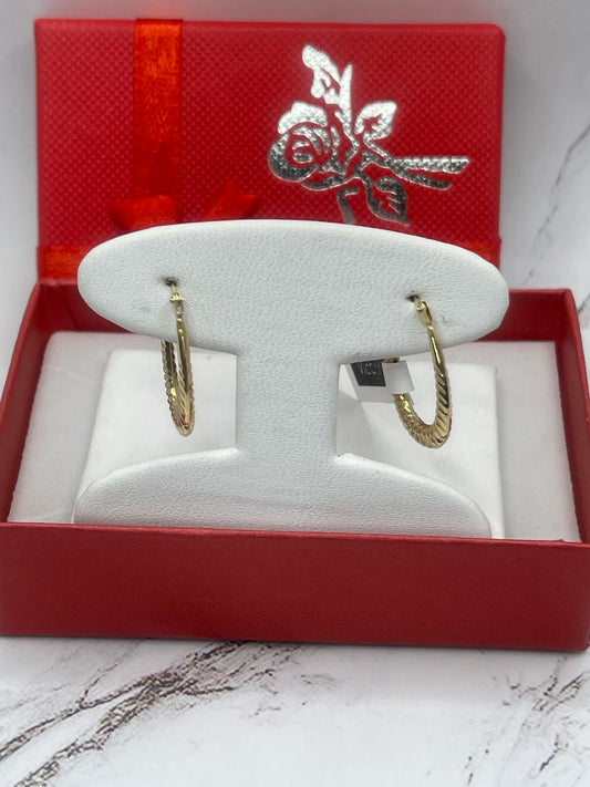 Hoop Earrings 14k