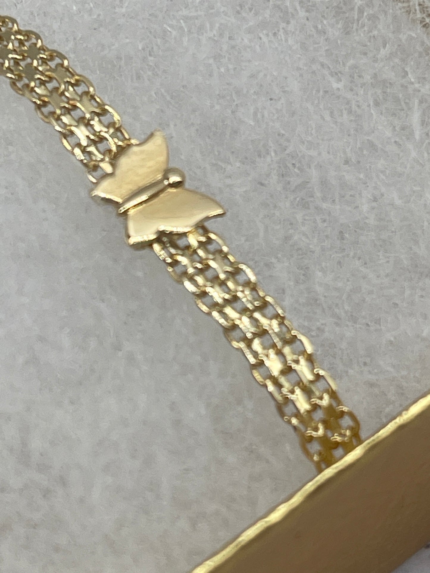 Butterfly Bracelet 14k