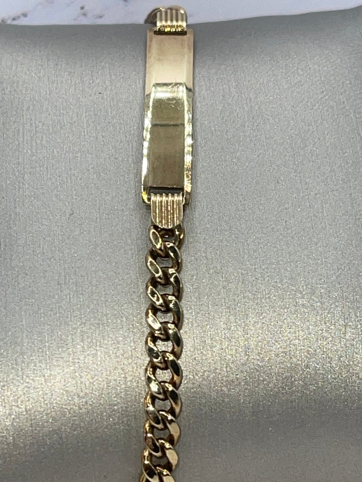 Cuban ID Bracelet 10k