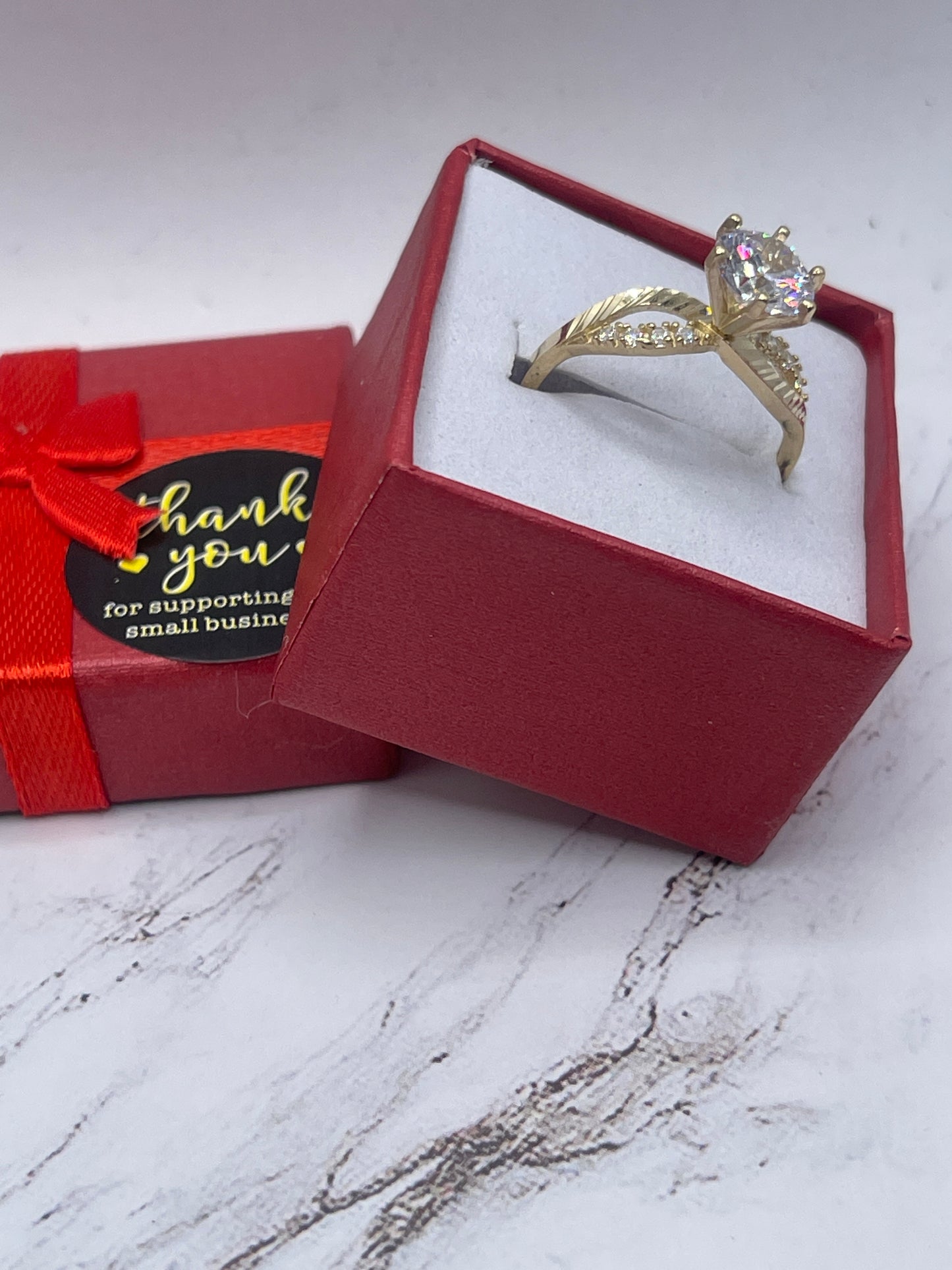 Infinity Promise Cz Ring 14k