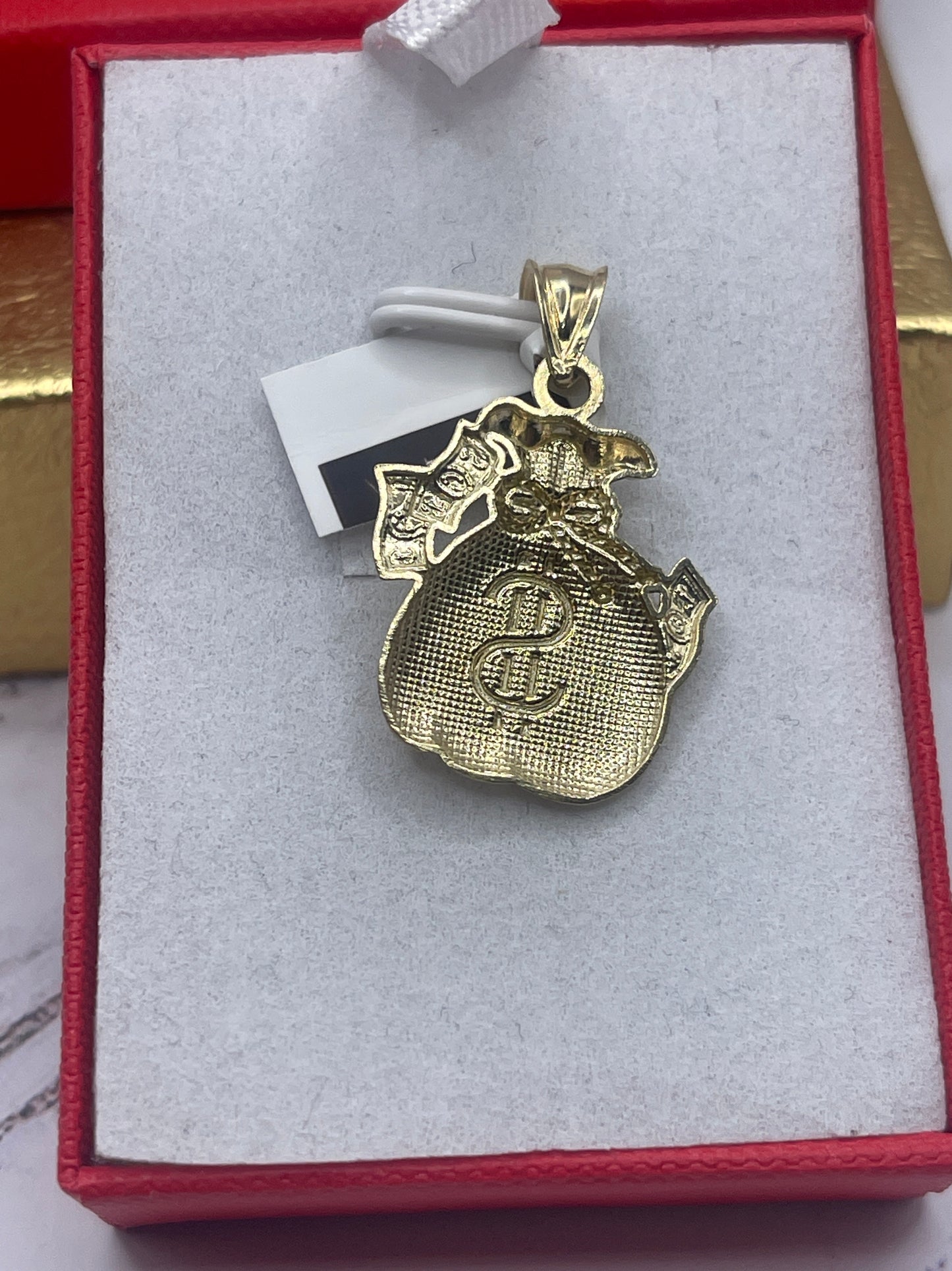 Money Bag Pendent 10k