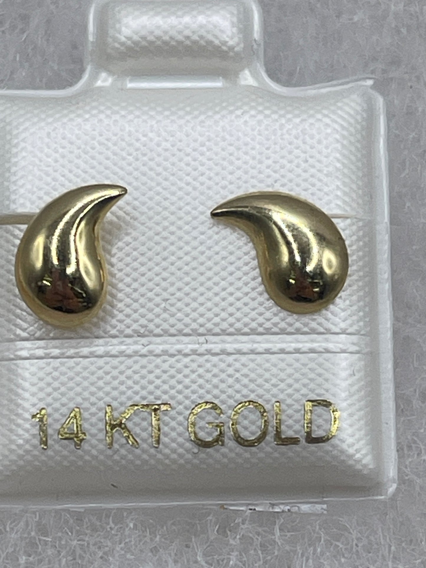 Tear Drop Earrings 14k