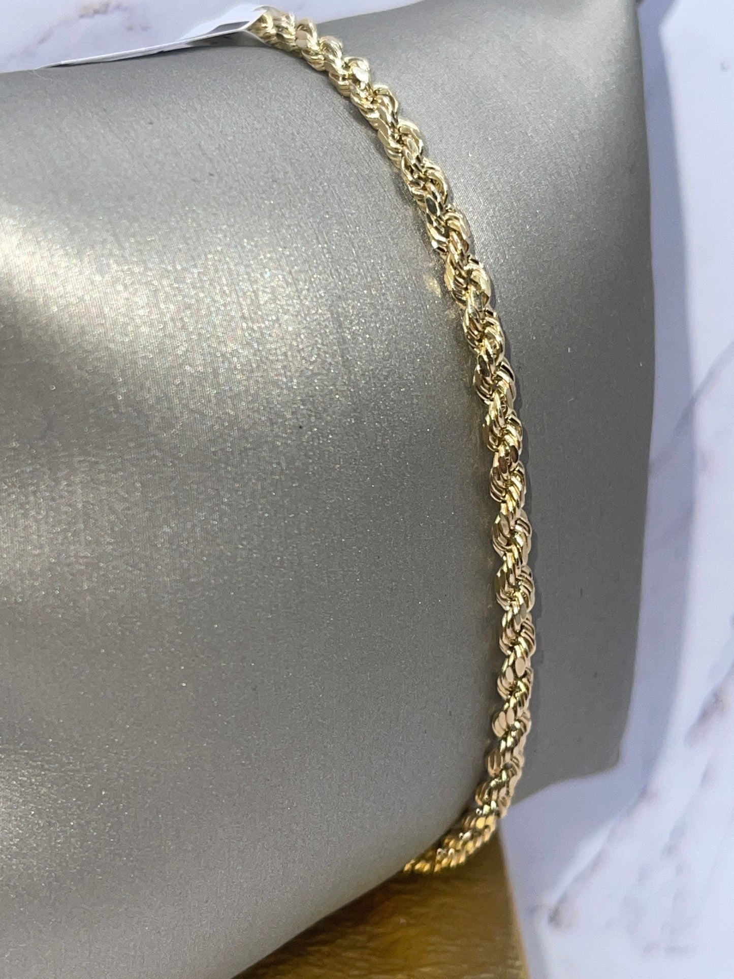 Rope Hollow Bracelet 10k