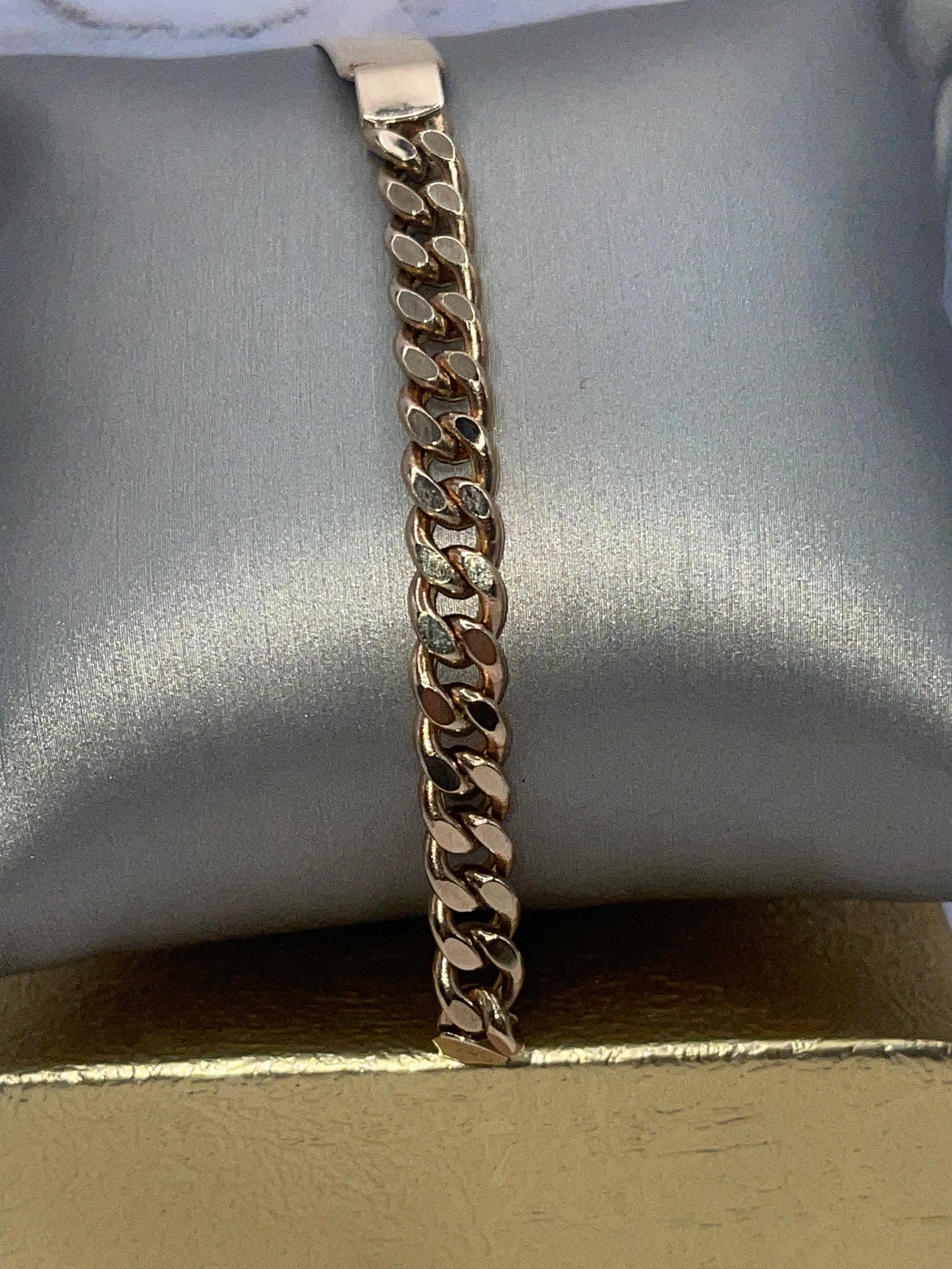 Cuban ID Bracelet 14k