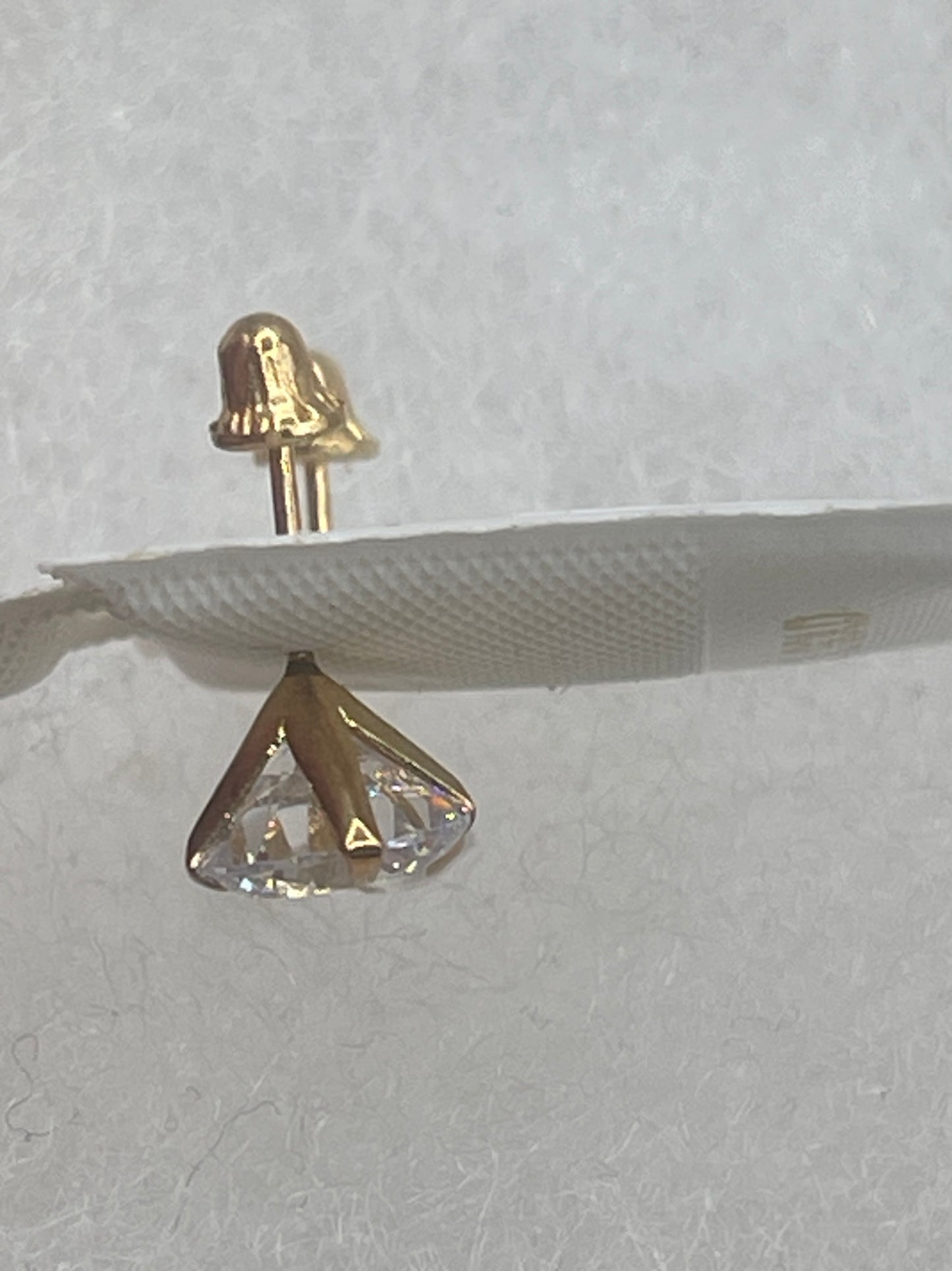 Cz Stud Earrings 14k