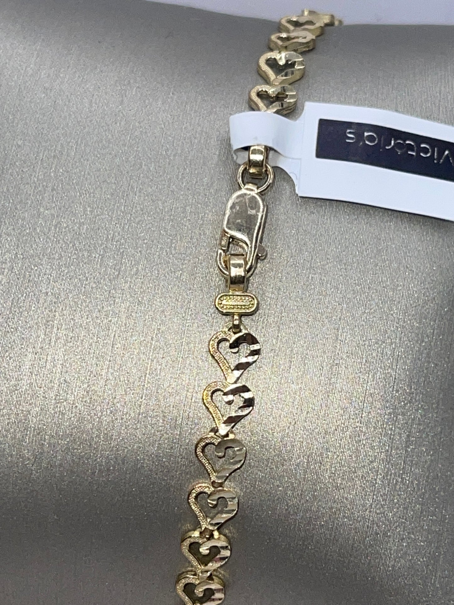 Heart Bracelet 10k