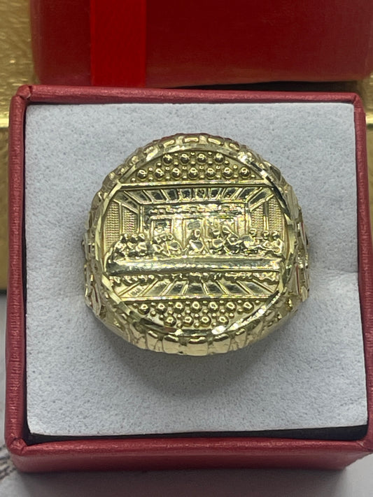 Last Supper Men Ring 10k