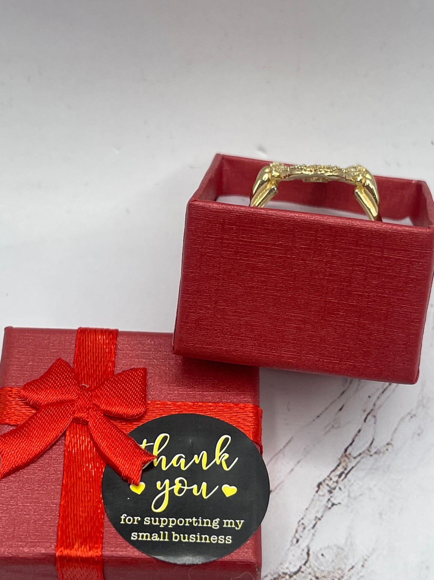Scorpion Cz Ring 14k
